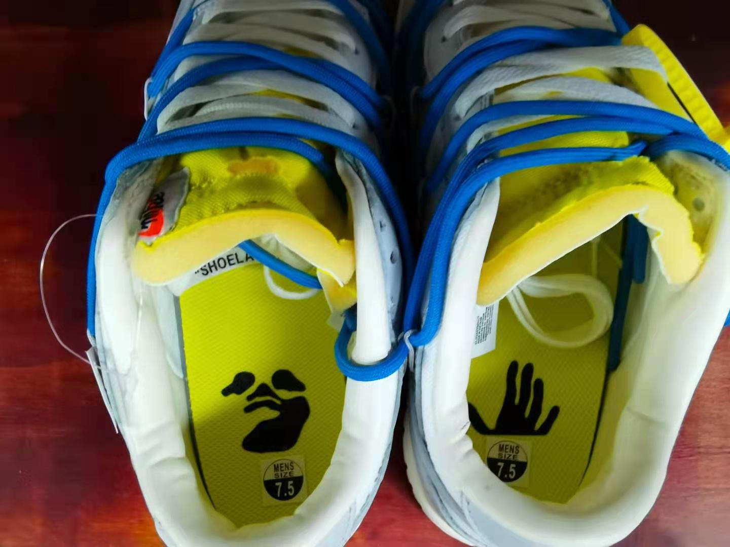 from O*ff-W*hite x Nike Dunk Low