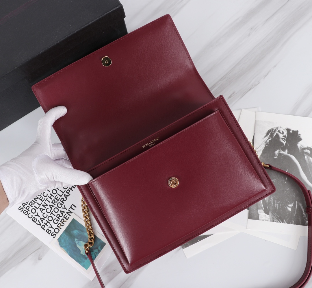 Y*SL Bag Top Quality 25*18*5CM