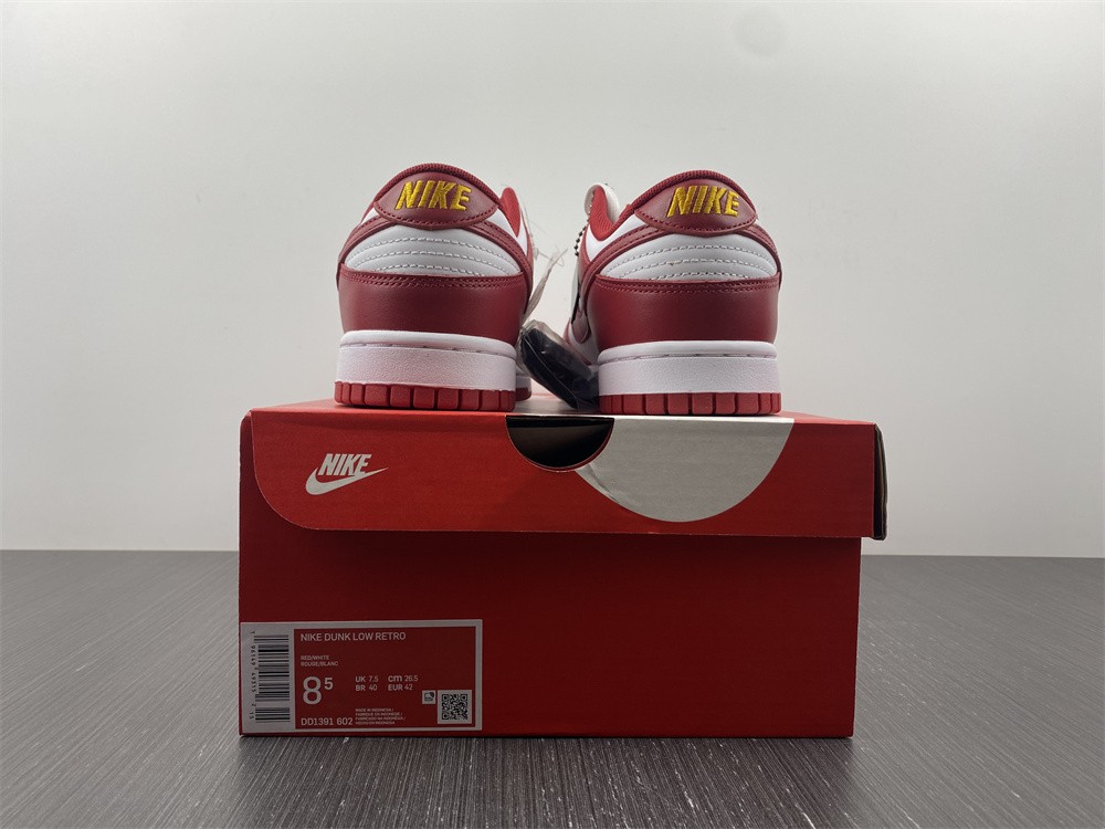 from Nike SB Dunk Low Gym Red DD1391-602