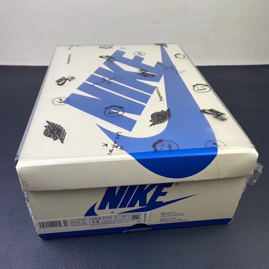 T*ravis S*cott x Fragment x Air Jordan 1 Low OG DM7866-140