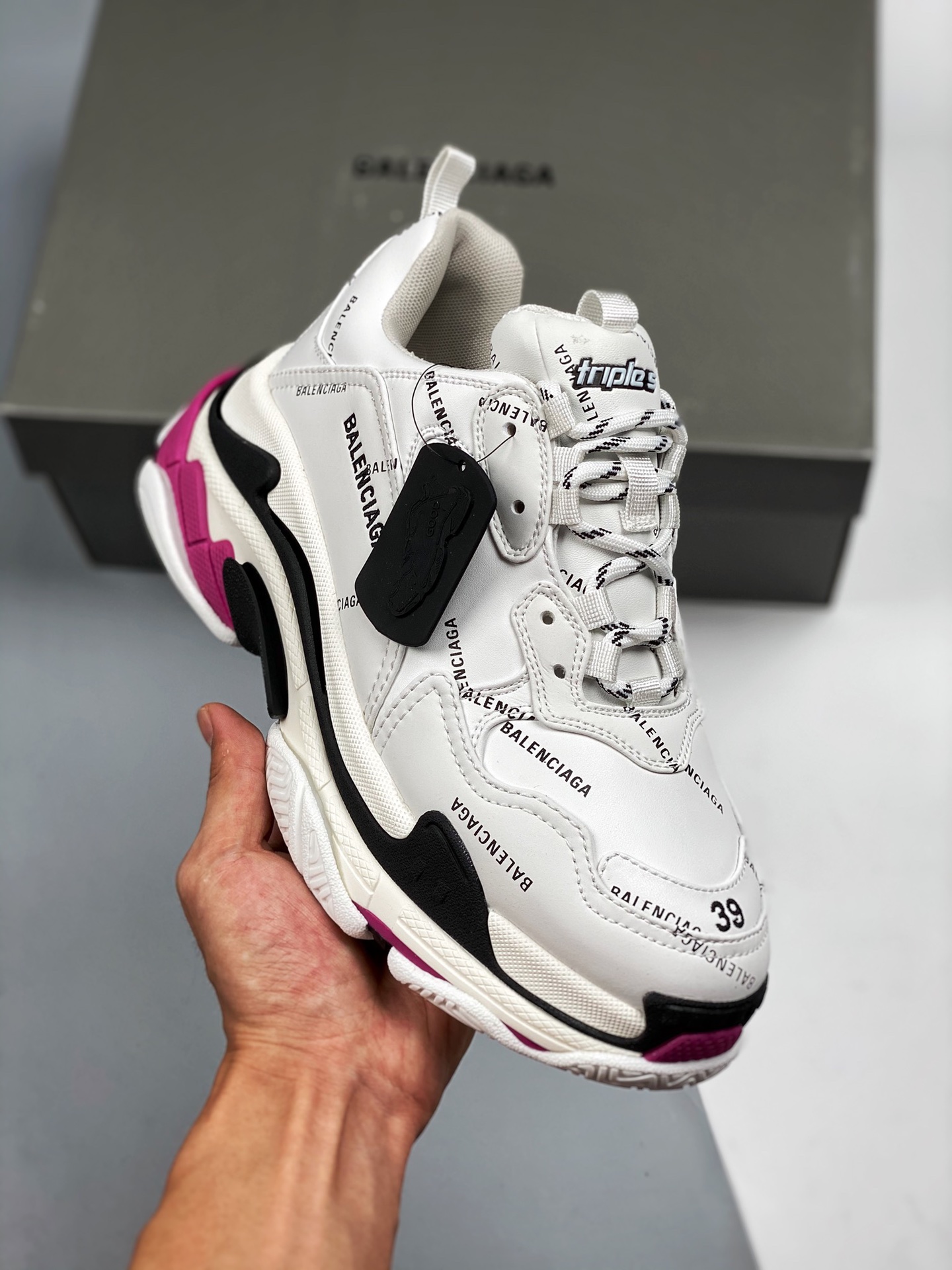 Men Women B*alenciaga Top Sneakers