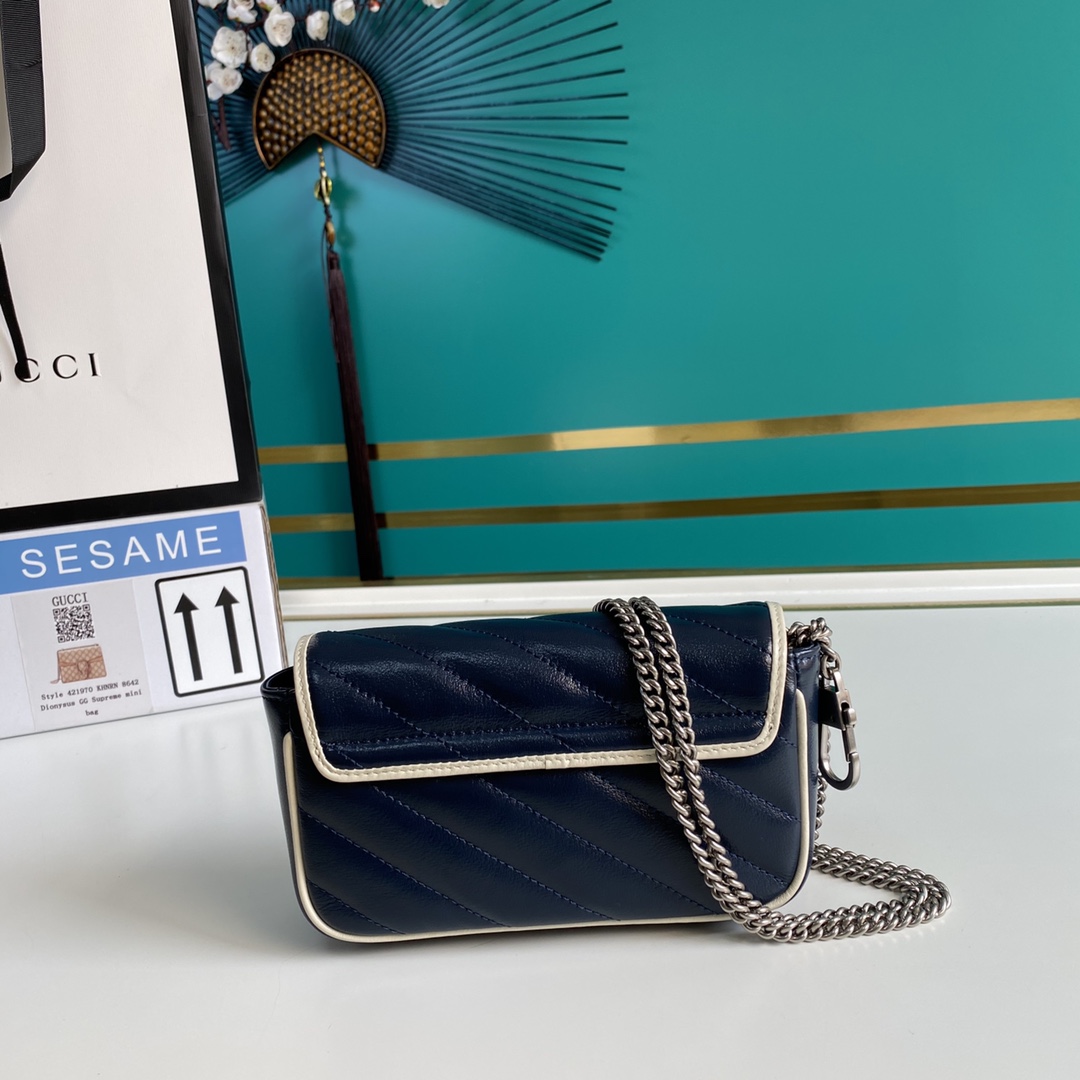 G*ucci Bag Top Quality 16.5*10.2*5.1cm