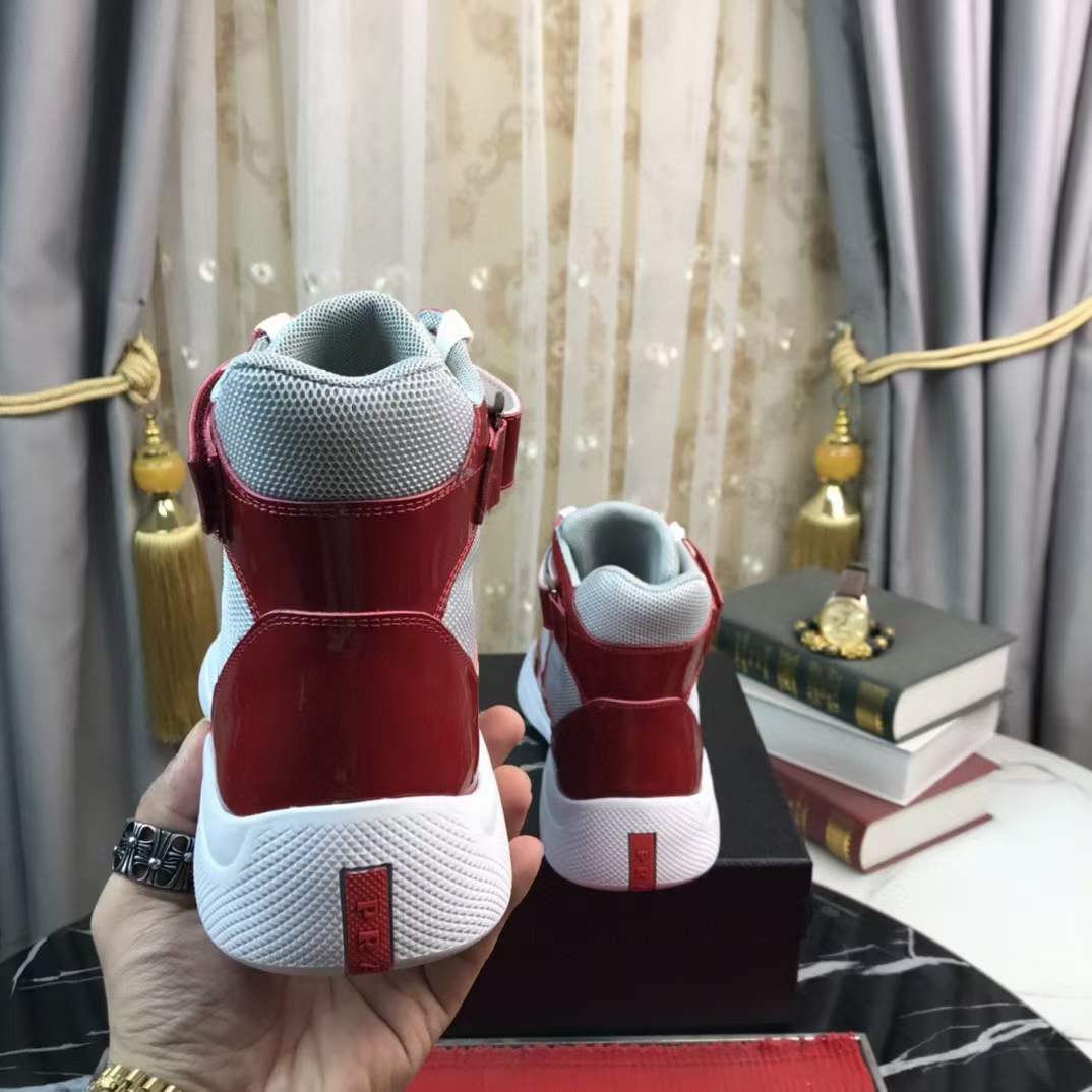 Men P*rada Top Sneakers