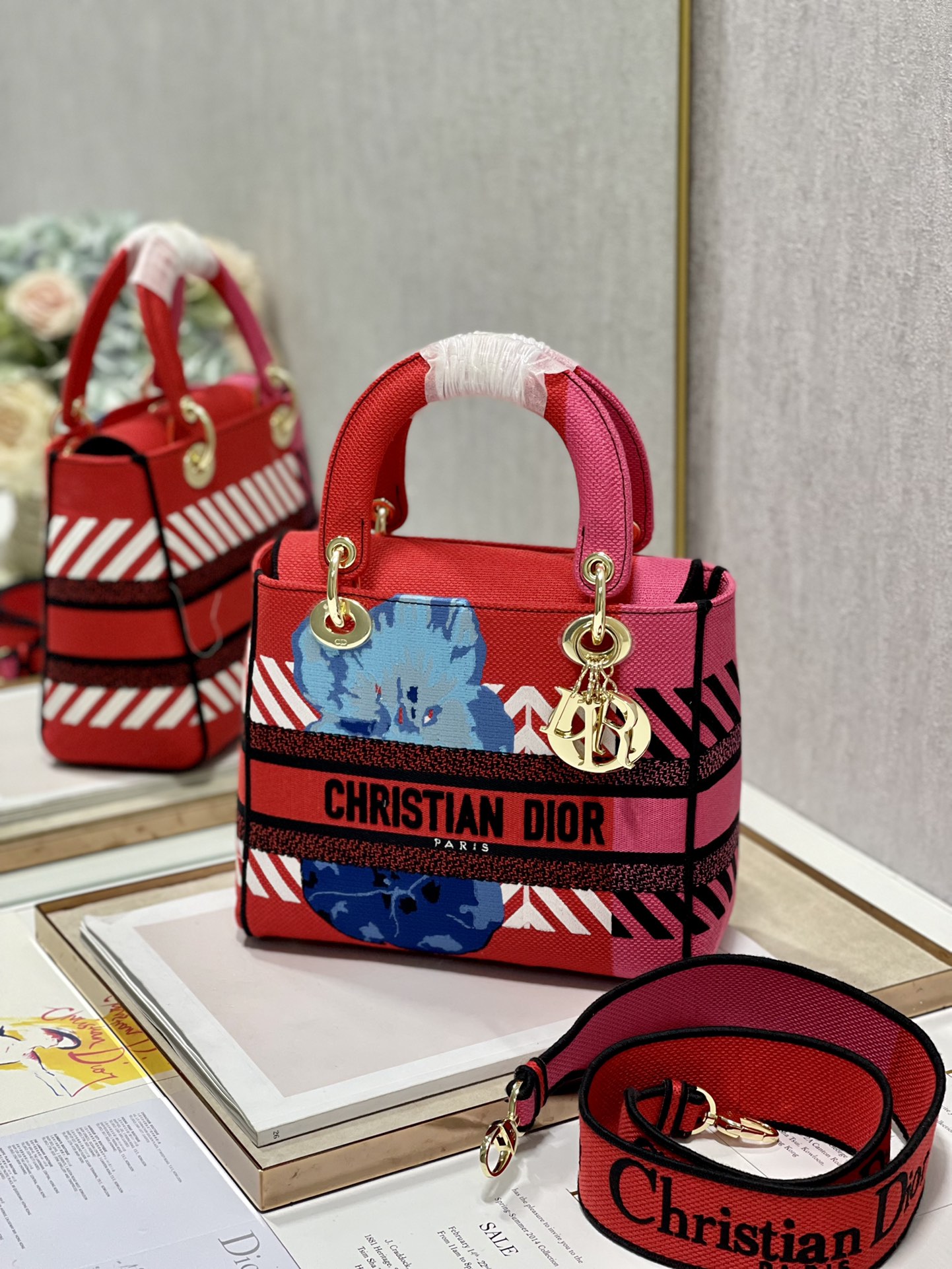 D*ior Bag Top Quality 24*20*11CM