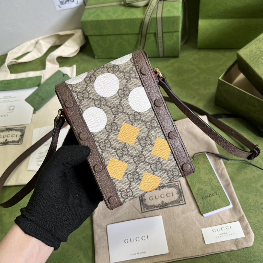 G*ucci Bag Top Quality 11.5*17*4cm