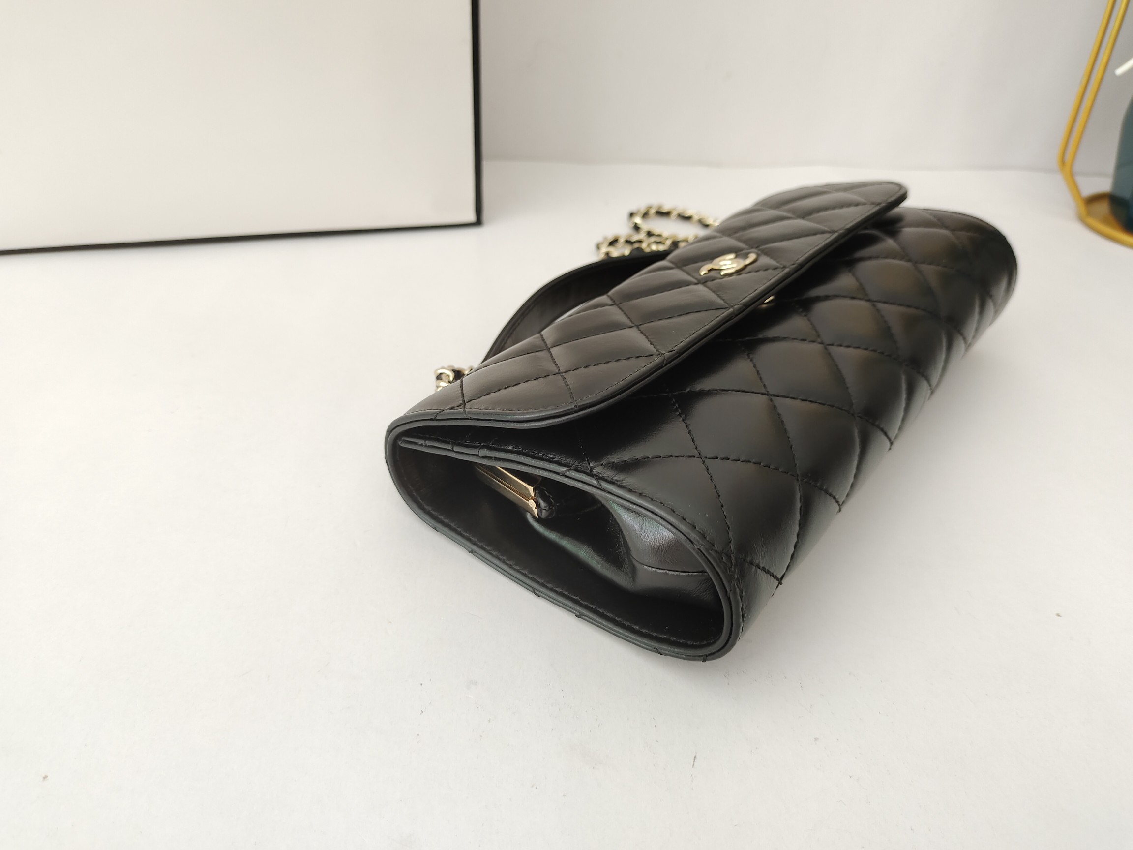 C*hanel Top Bag 12.4*22.3*5.7CM