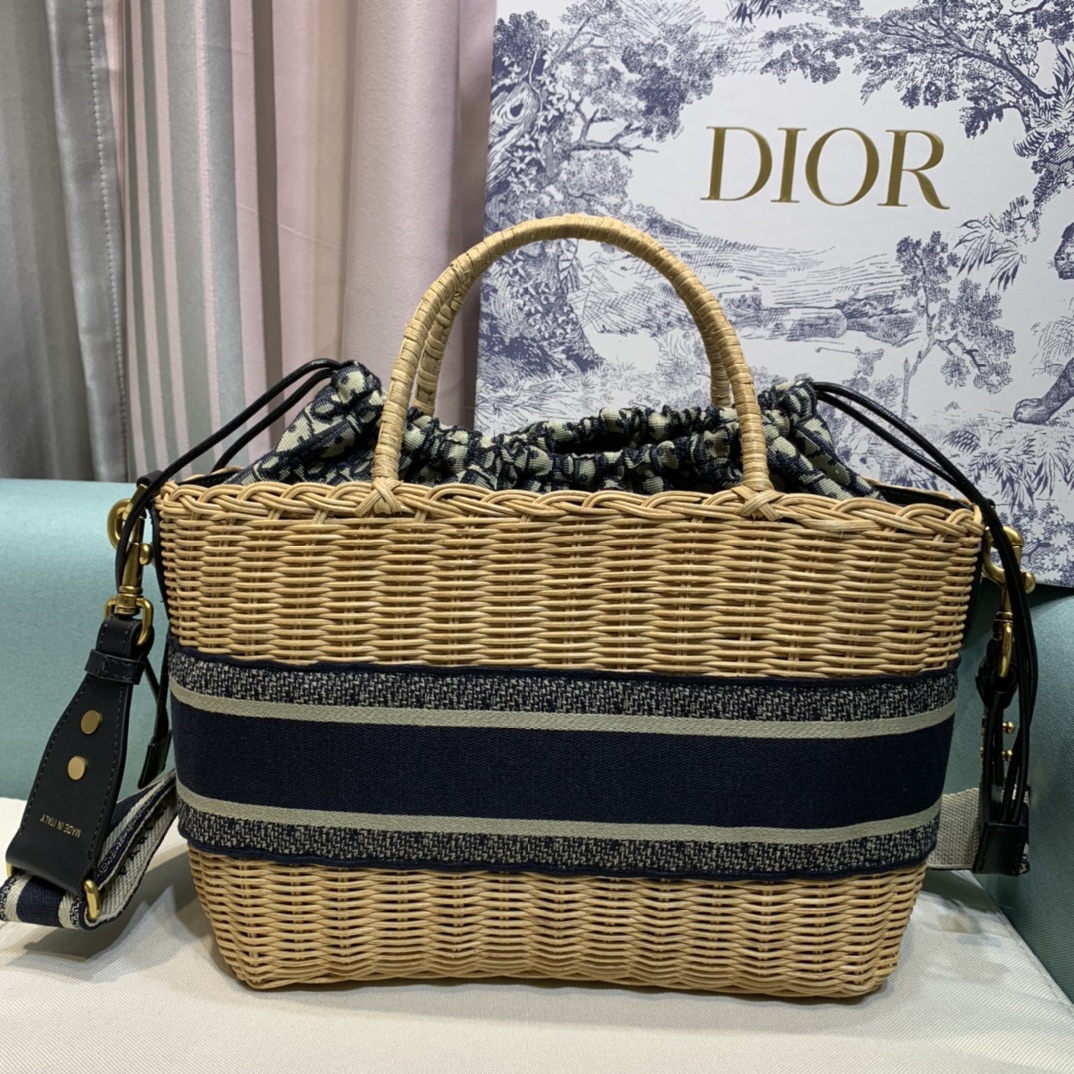 D*ior Top Bag 37*21*12cm