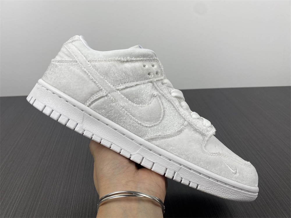 from Dover Street Market x Nike Dunk Low “Triple White” DH2686-100