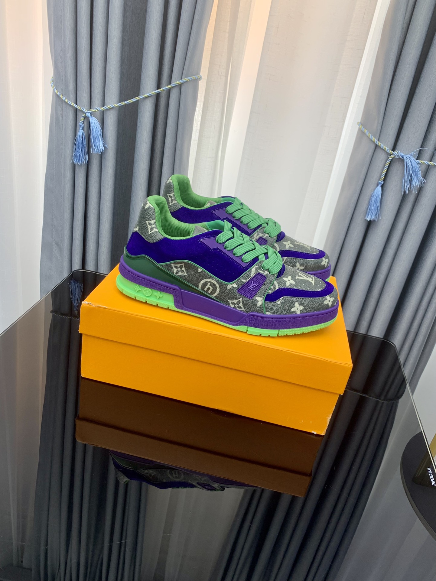 Men Women L*ouis V*uitton Top Sneakers