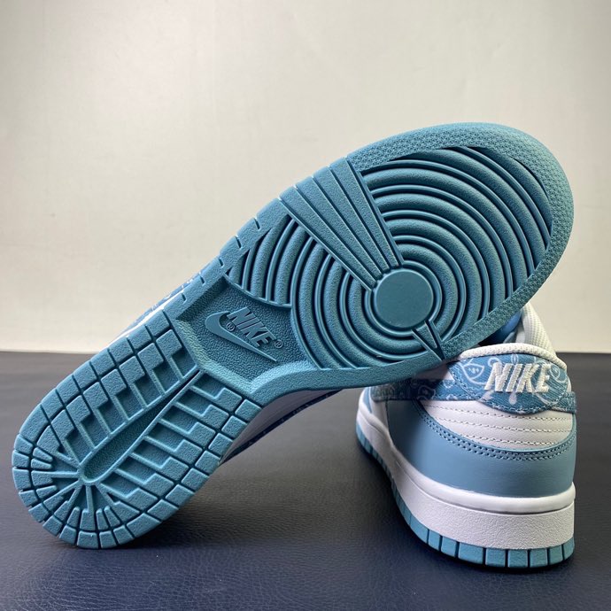 from Nike Dunk Low “Blue Paisley” DH4401-101