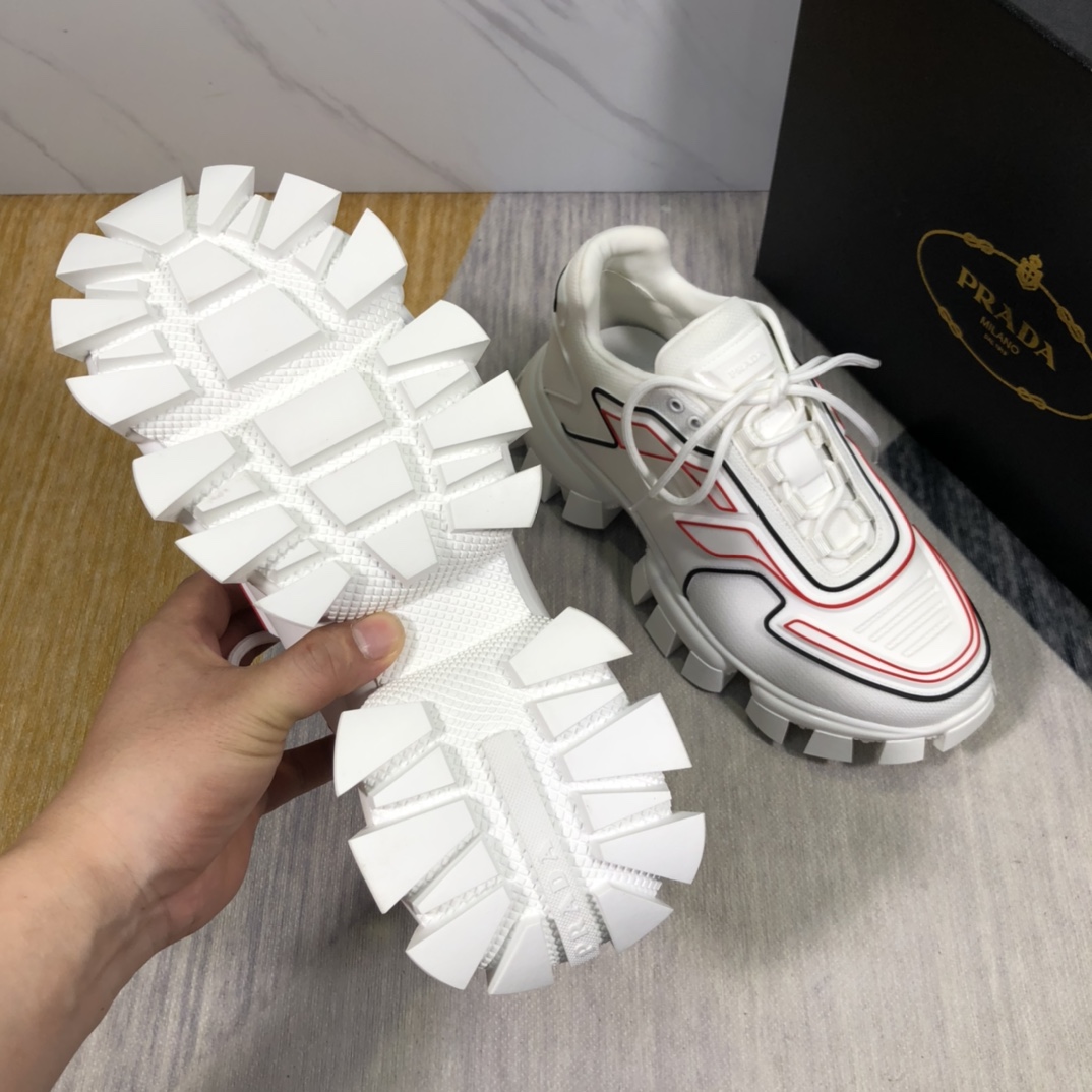 Men Women P*rada Top Sneaker