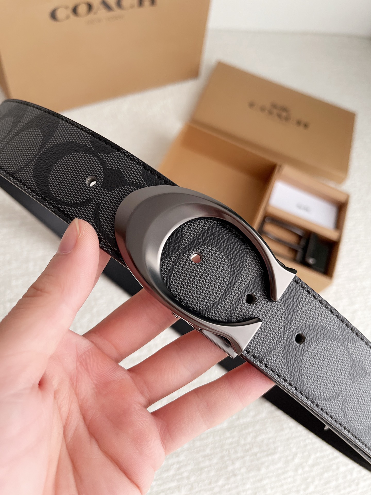 C*oach Belts Top Quality 37MM