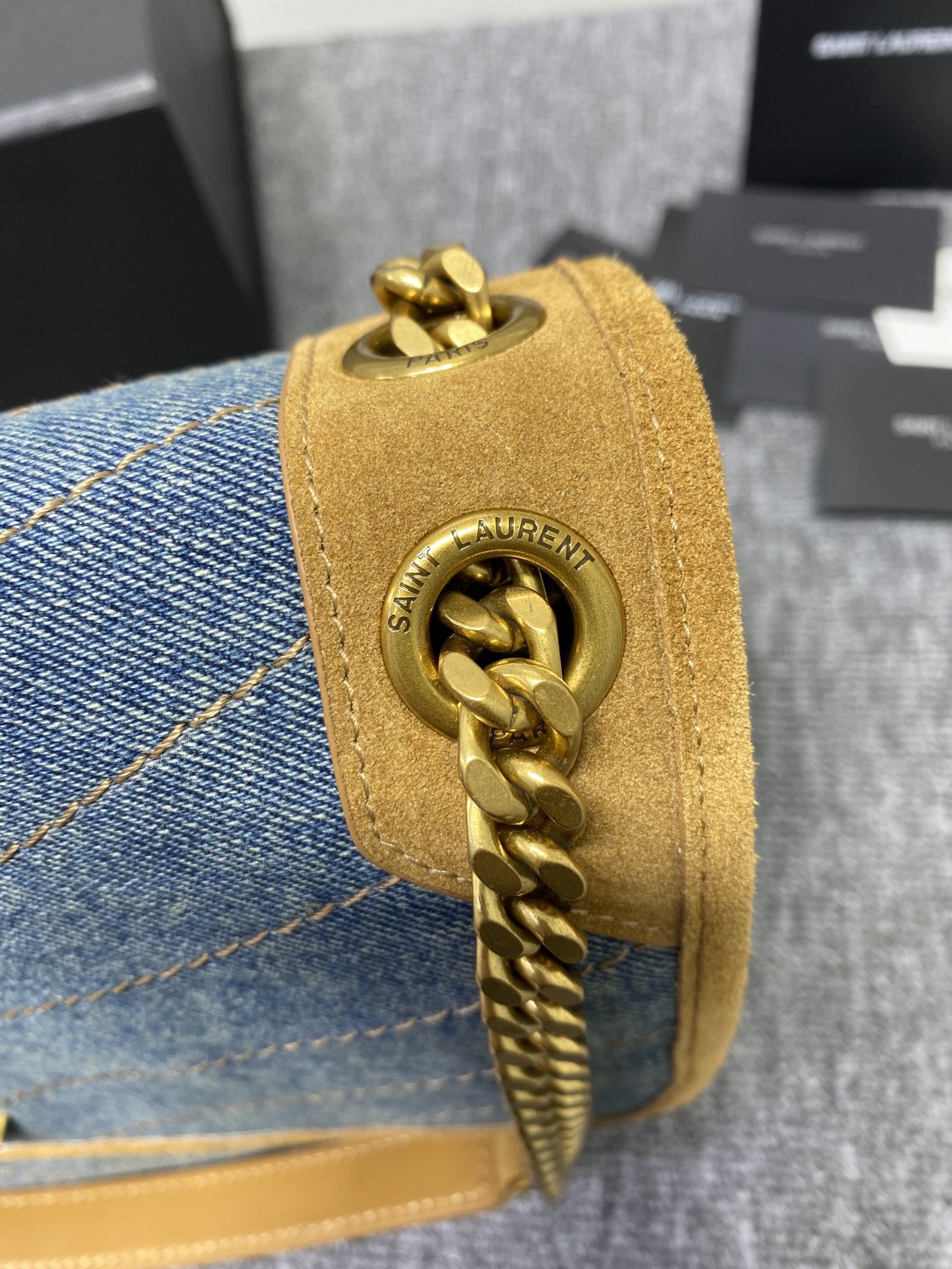 Y*SL Top Bag 28*22*9cm