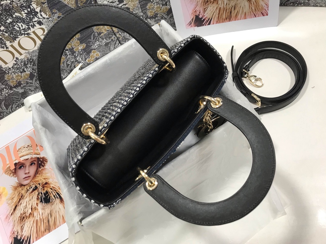 D*ior Top Bag 24*20*11cm