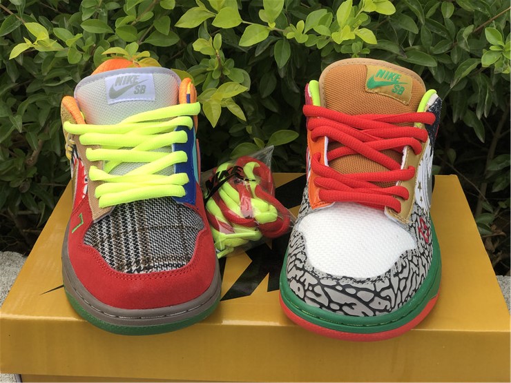 from Nike SB Dunk Low “What The” 318403-141