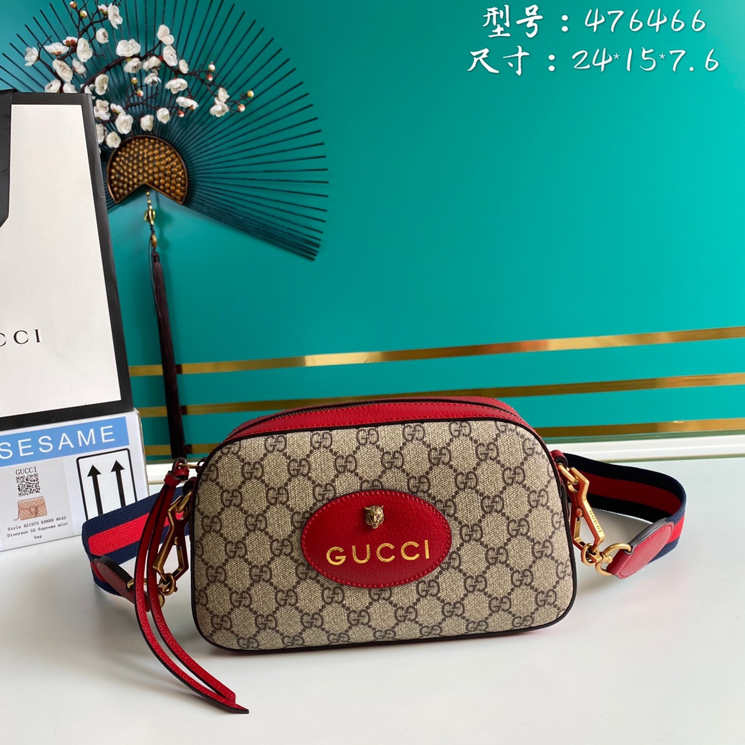 G*ucci Bag Top Quality 24*15*7.6cm