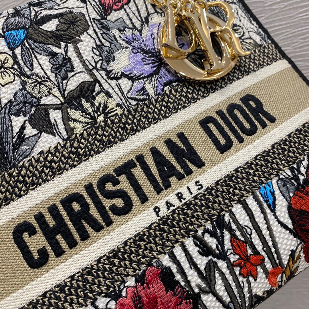 D*ior Lady D-Lite handbag Top Quality 24*11*20cm