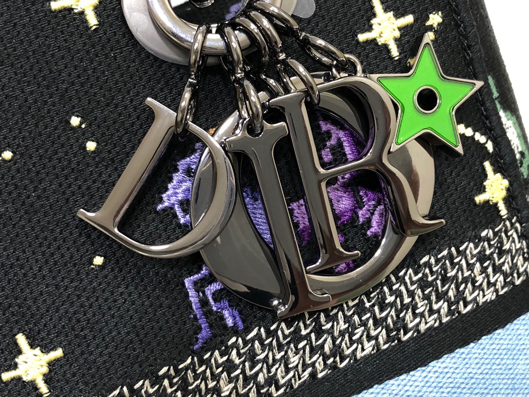 D*ior Lady D-Lite handbag Top Quality 24*11*20cm