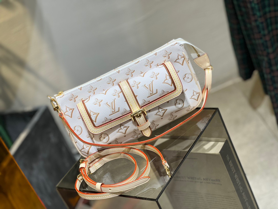 Lady L*ouis V*uitton buci handbag Top Quality27*14*6cm