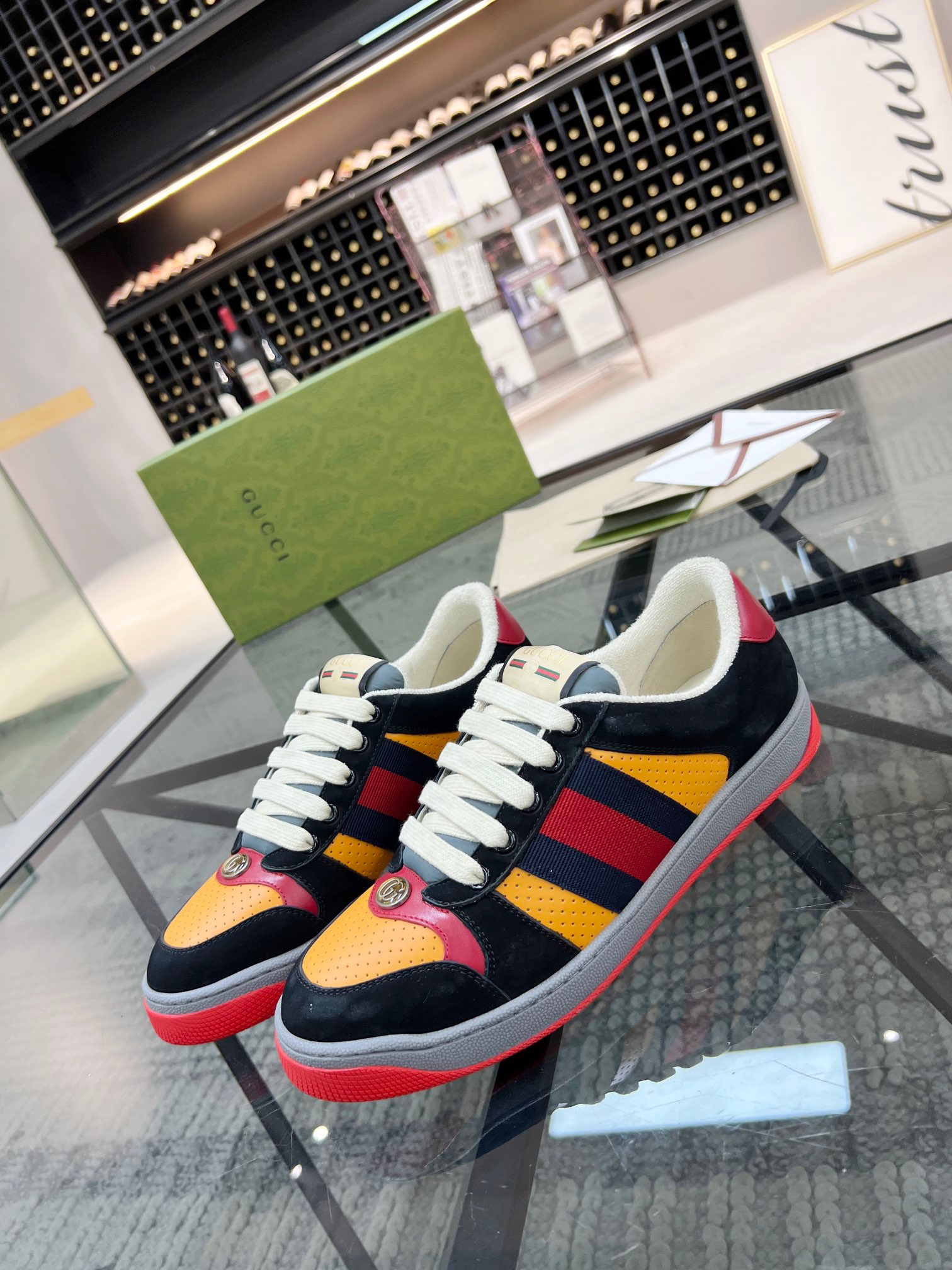 Men Women G*ucci Top Sneaker