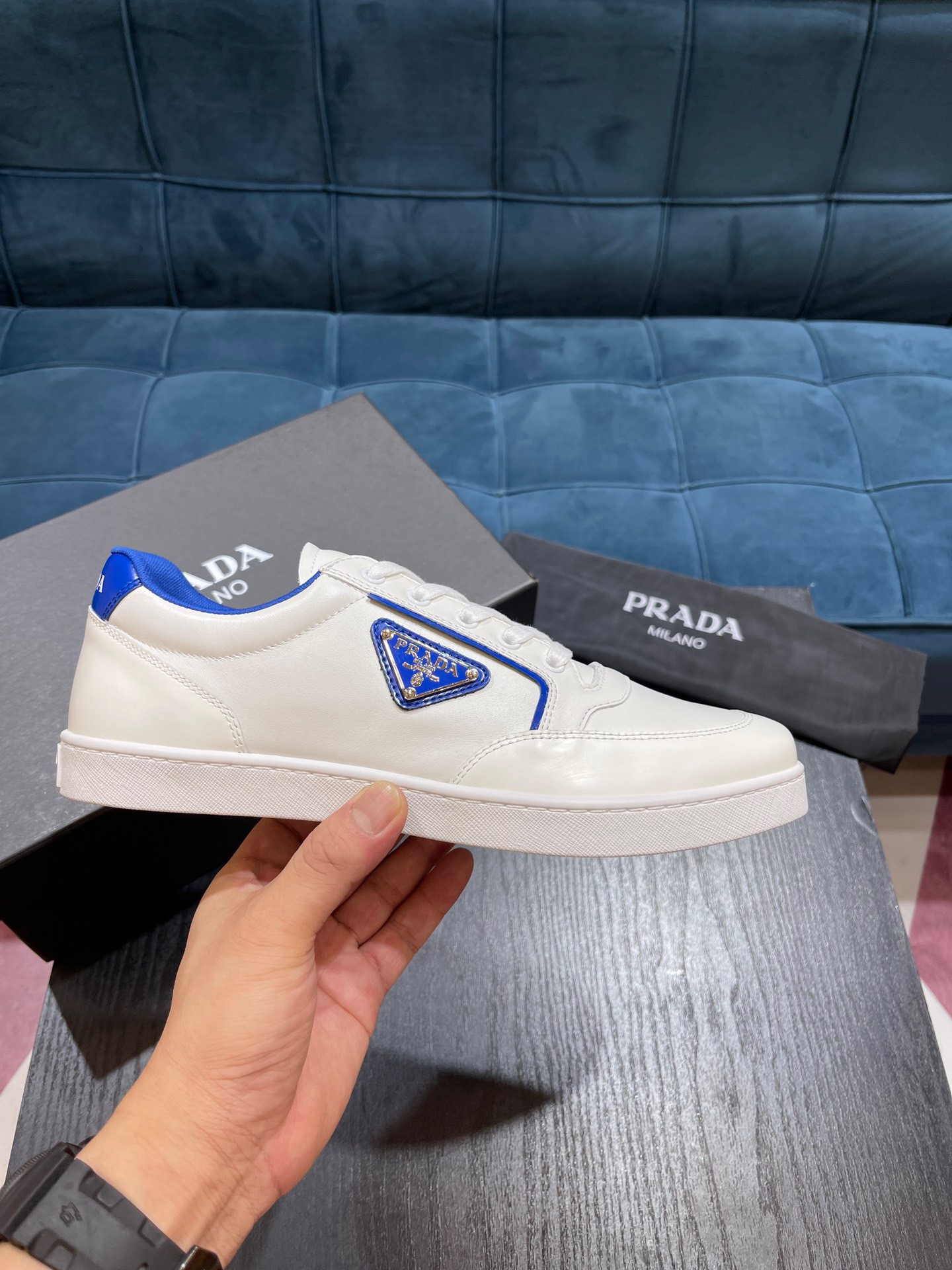 Men P*rada Top Sneaker