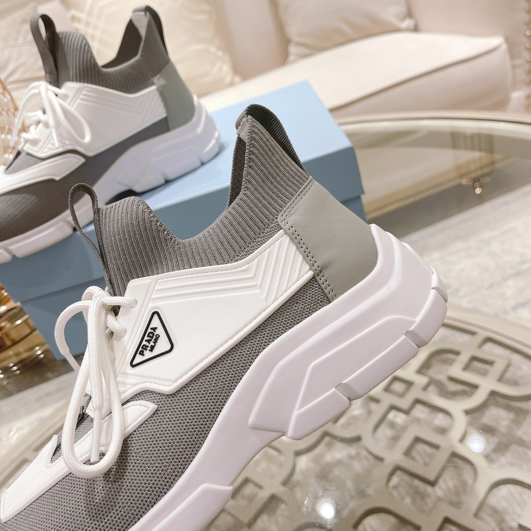 Men Women P*rada Top Sneaker