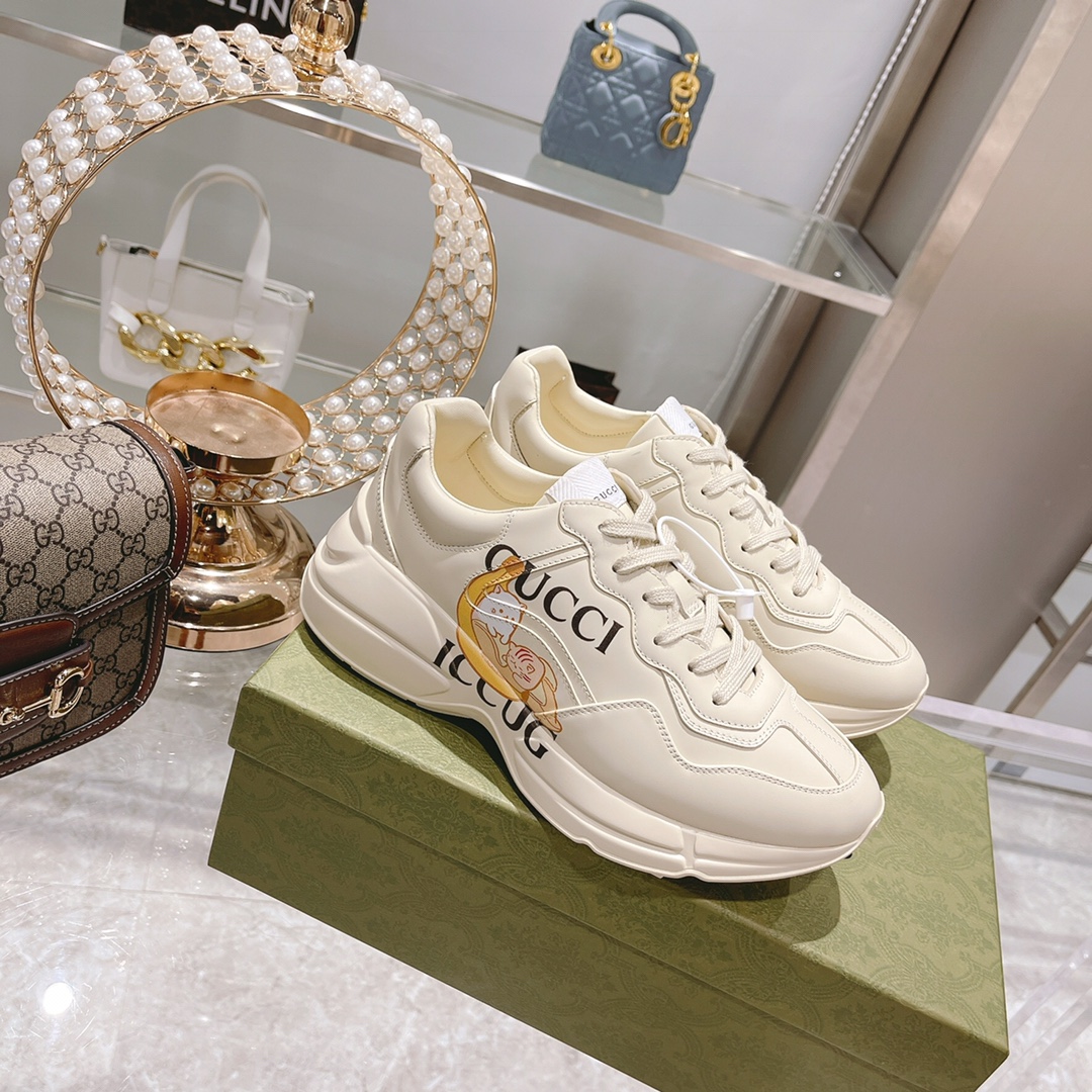 Men Women G*ucci Top Sneaker