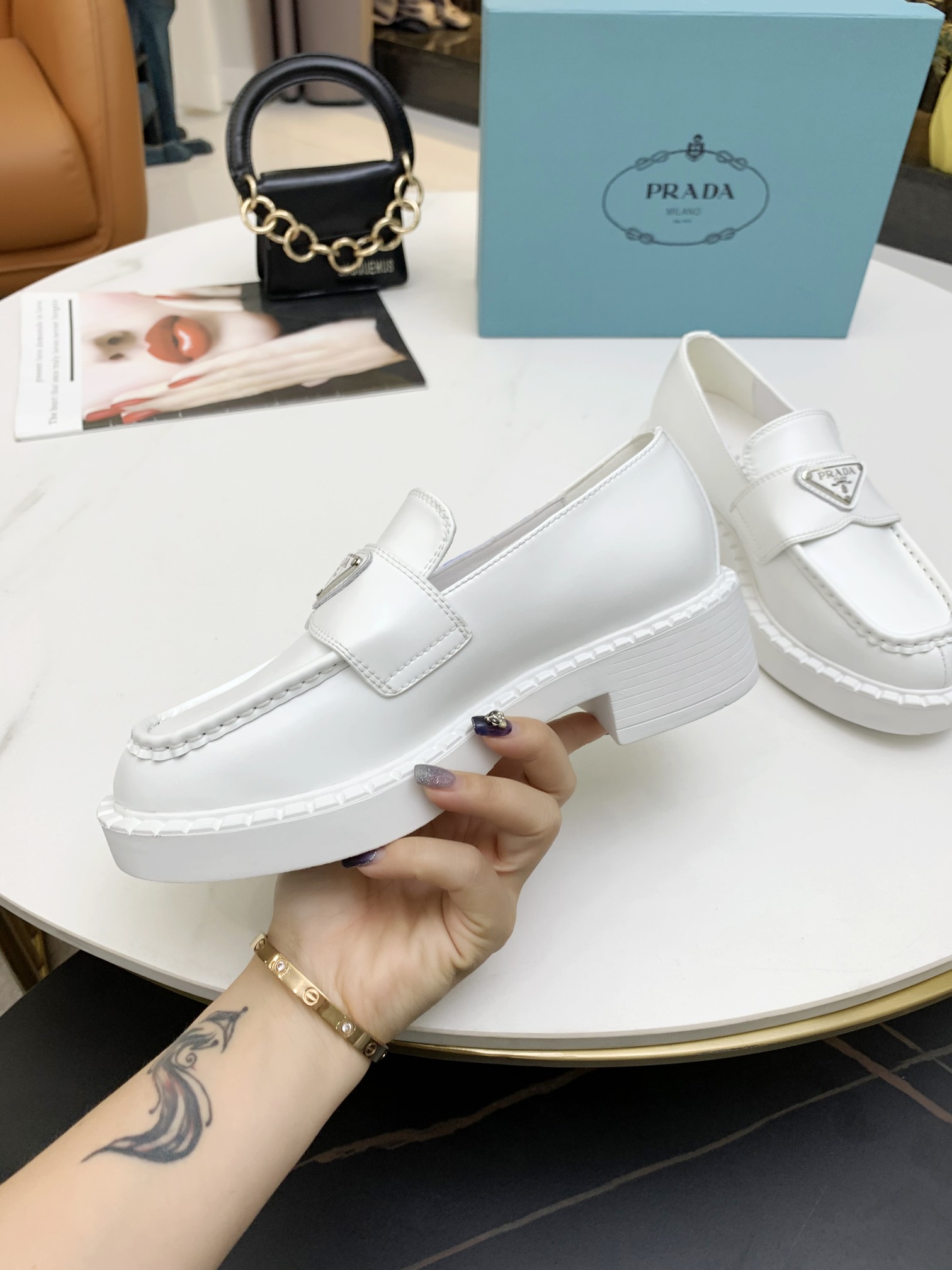 Women P*rada Top Sneaker