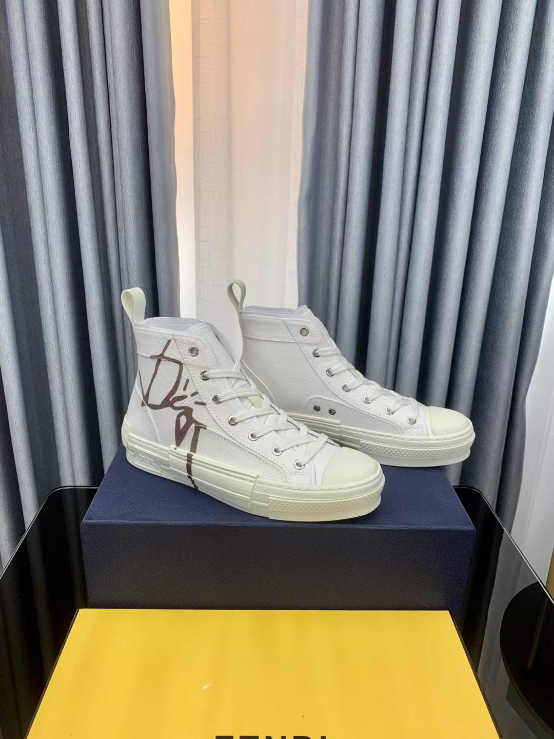 Men Women D*ior Top Sneakers