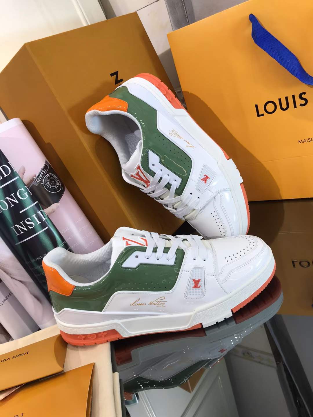 Men Women L*ouis V*uitton Top Sneakers