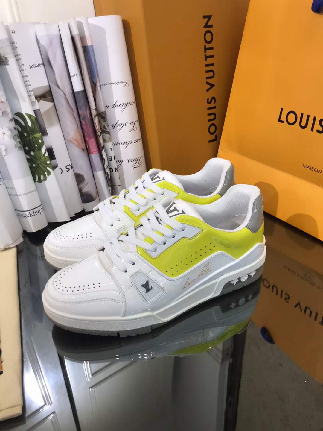 Men Women L*ouis V*uitton Top Sneakers