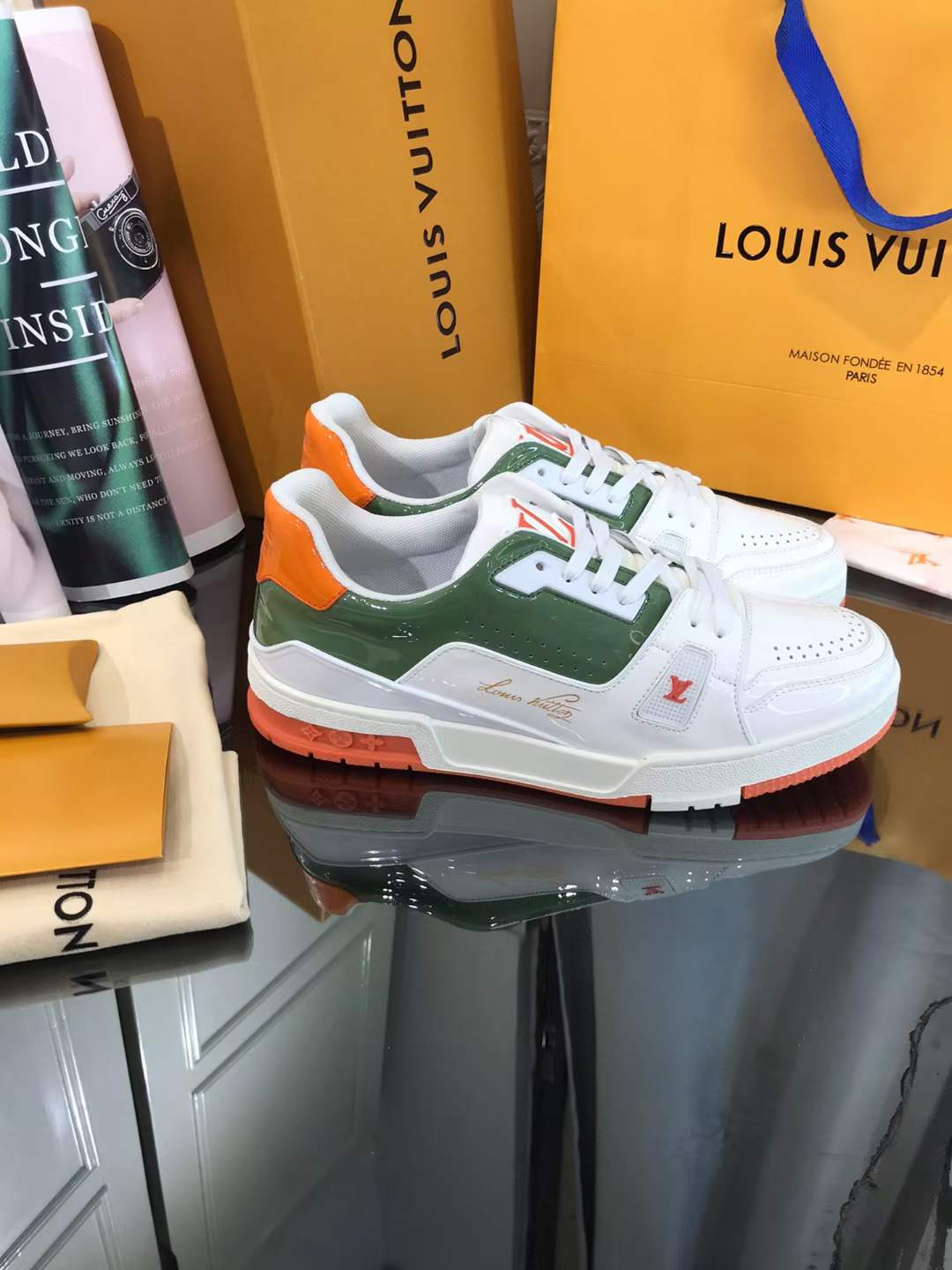 Men Women L*ouis V*uitton Top Sneakers