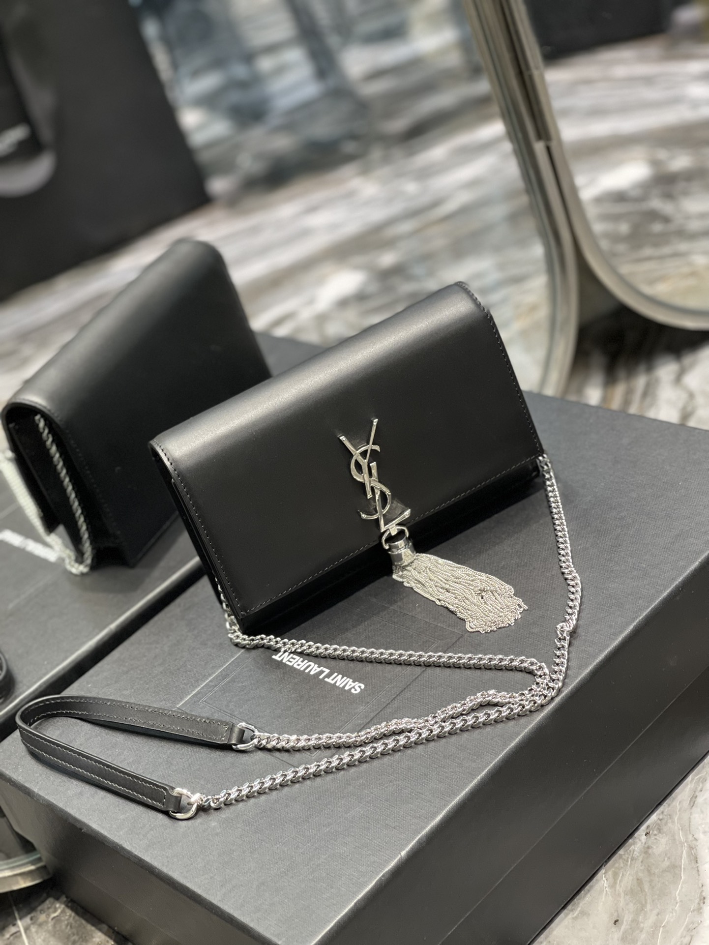 Y*SL Bag Top Quality 19*12.5*4CM