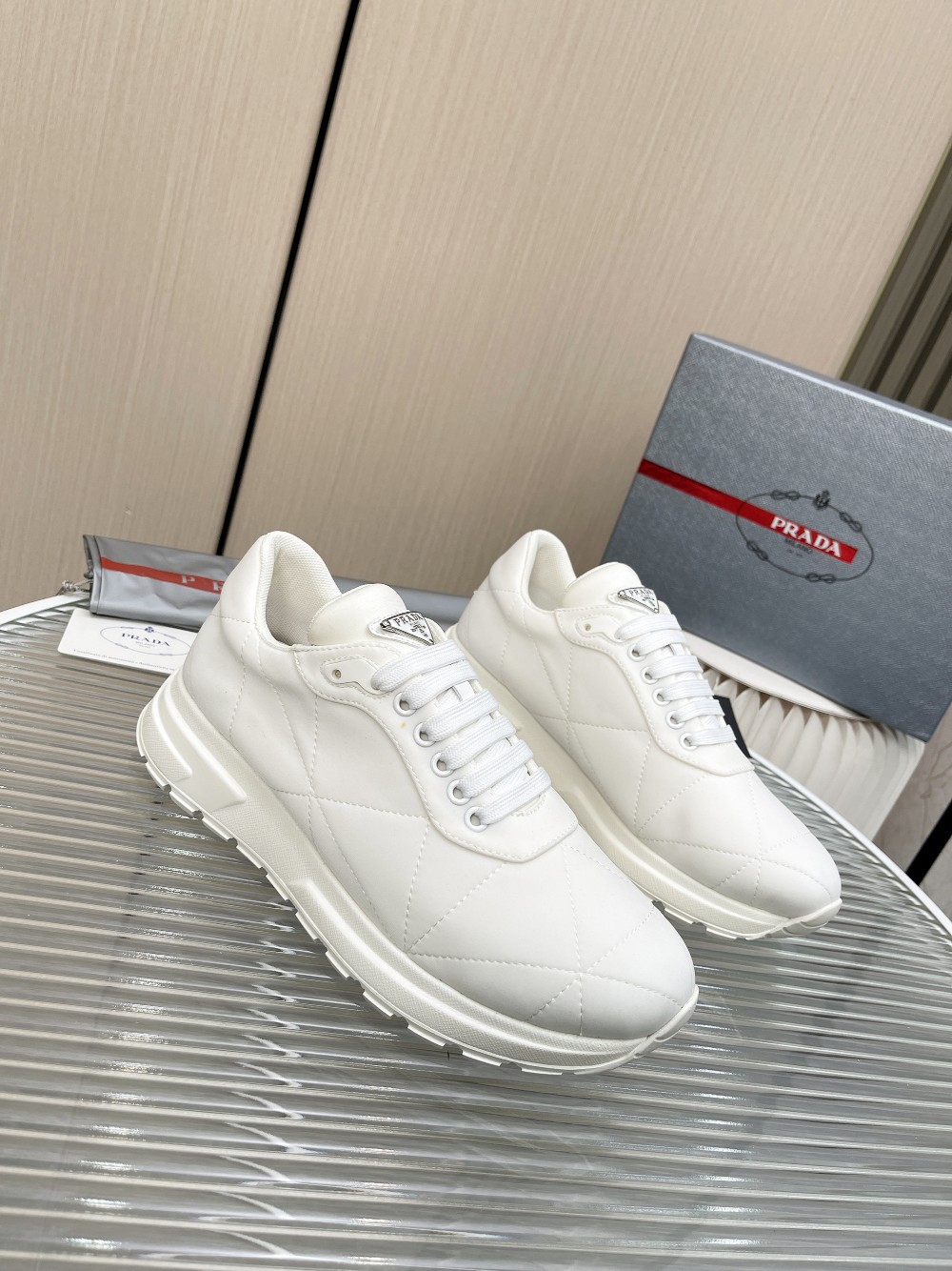 Men P*rada Top Sneaker （ ）