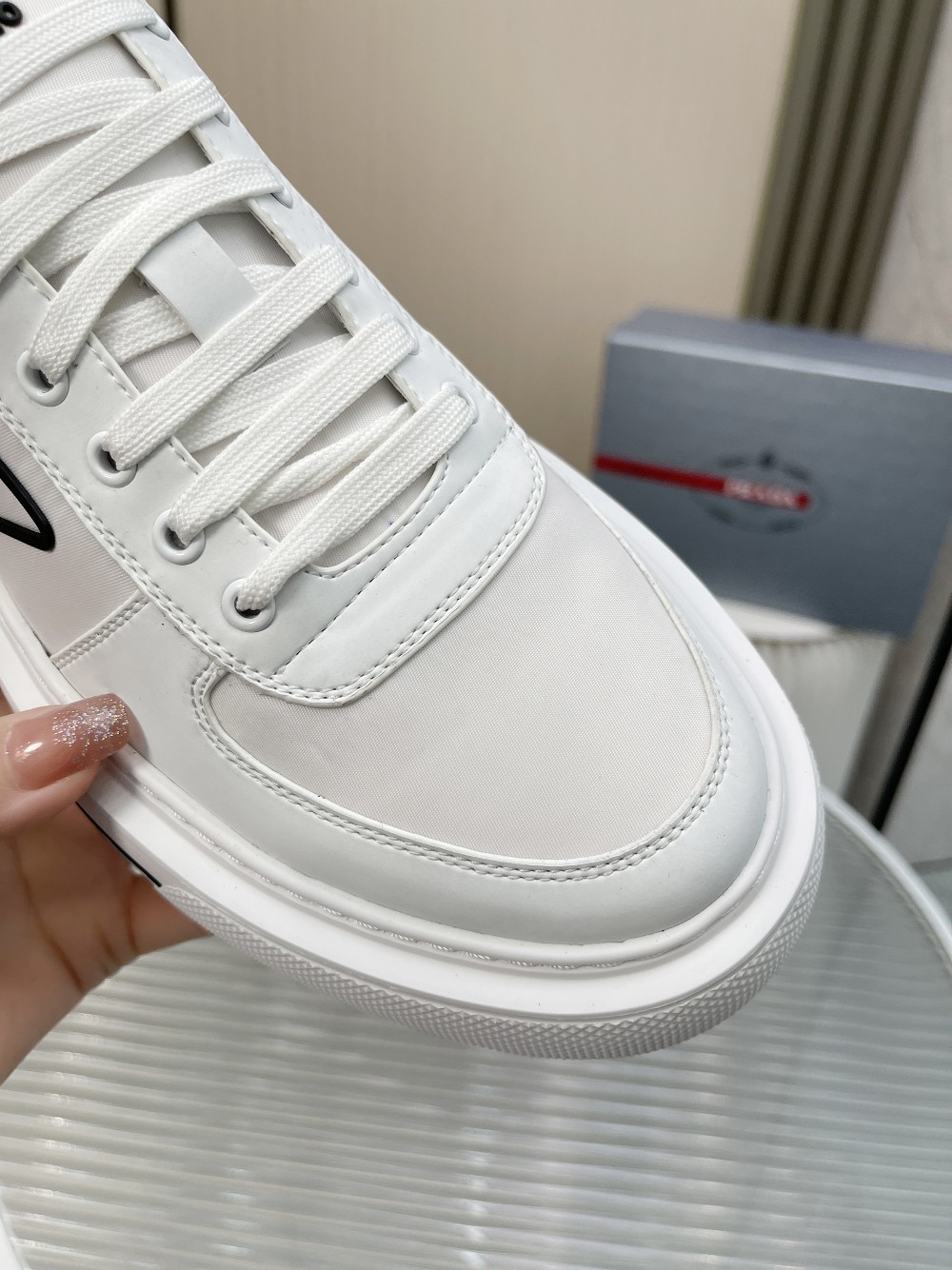 Men P*rada Top Sneaker （ ）