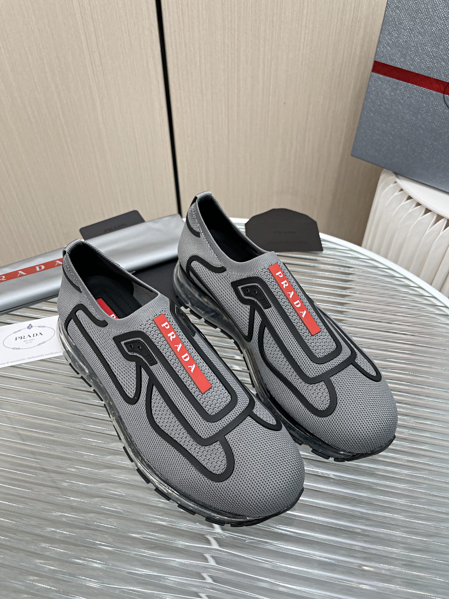 Men P*rada Top Sneaker （ ）