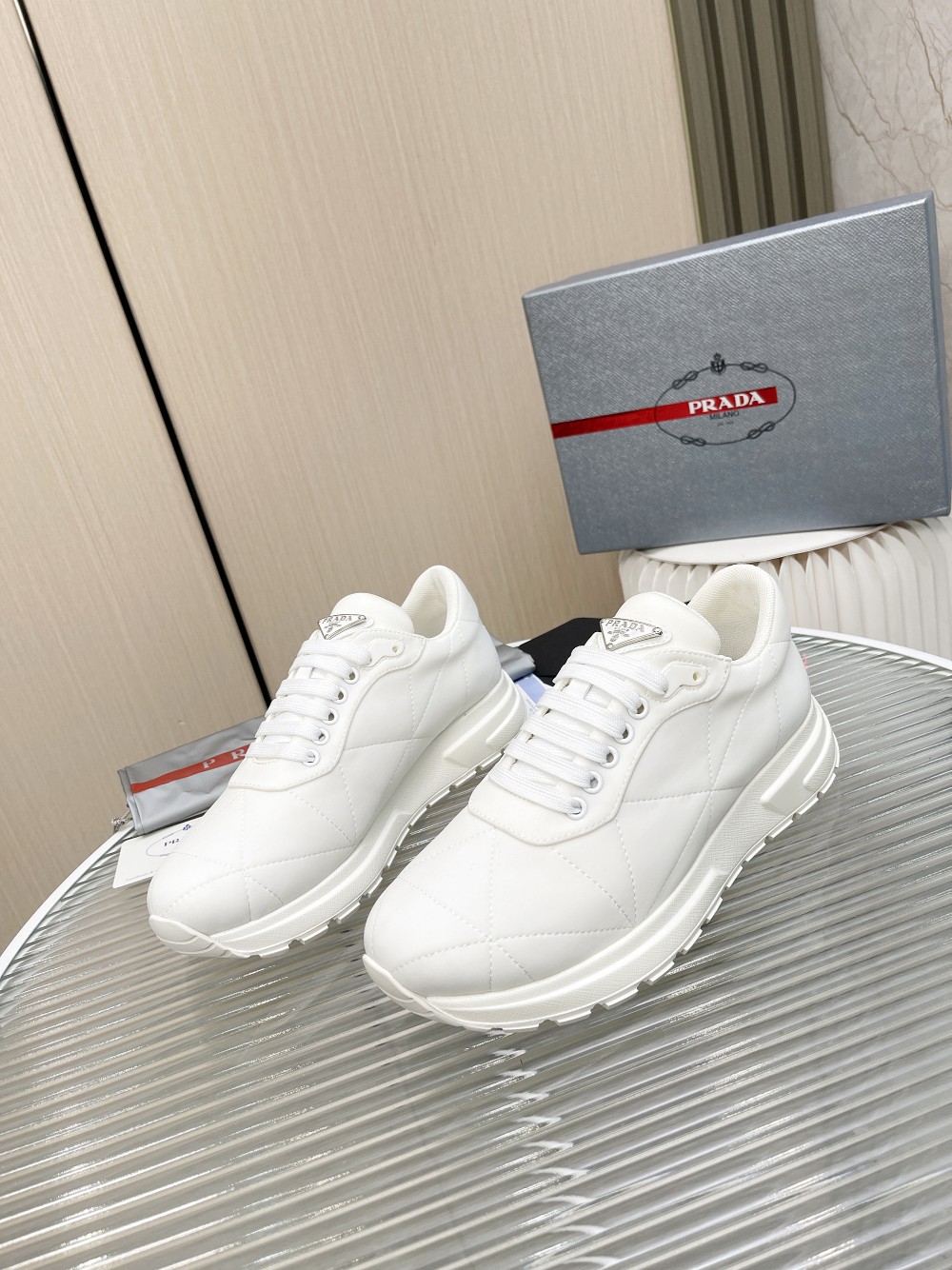 Men P*rada Top Sneaker （ ）