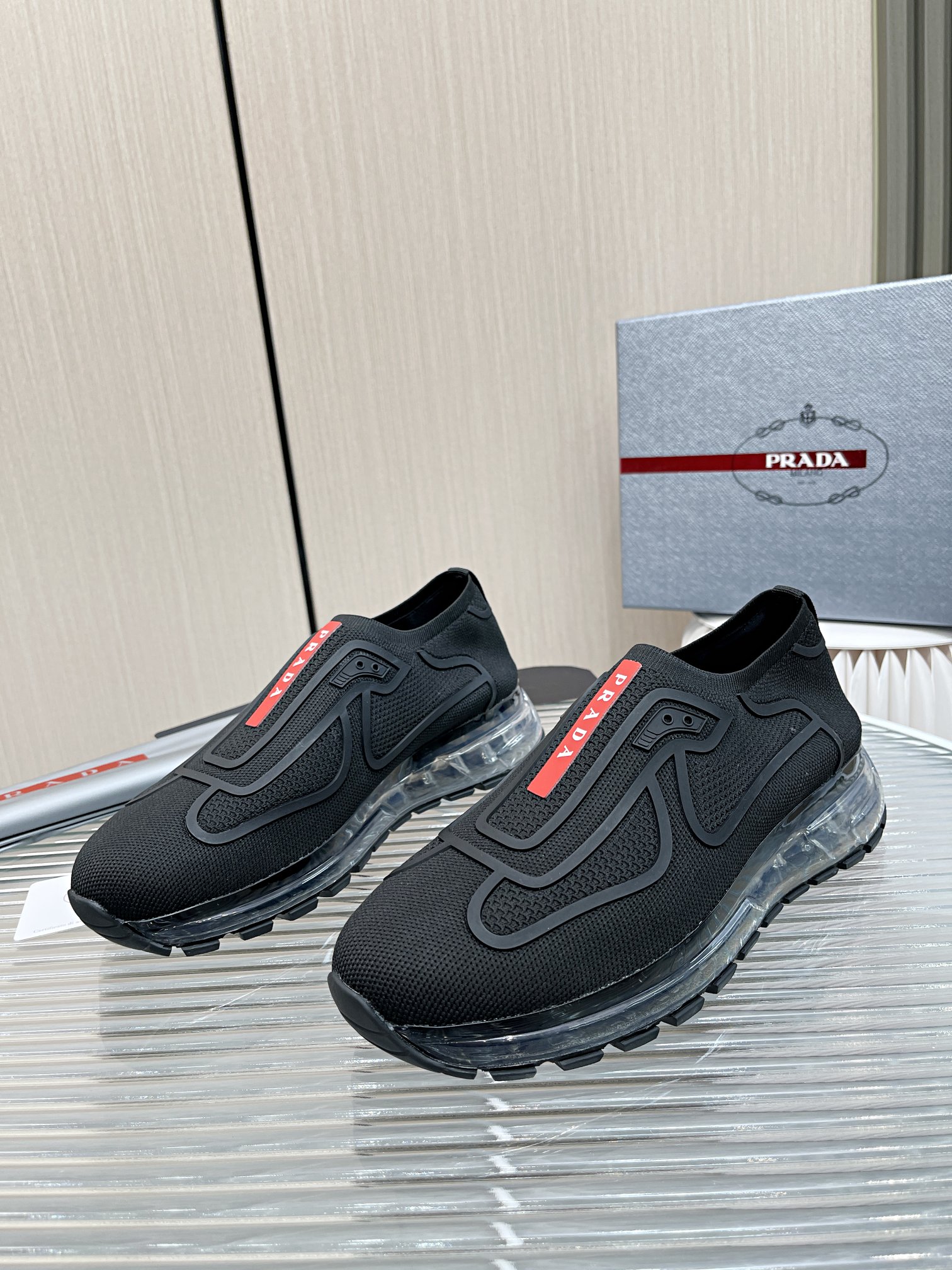 Men P*rada Top Sneaker （ ）