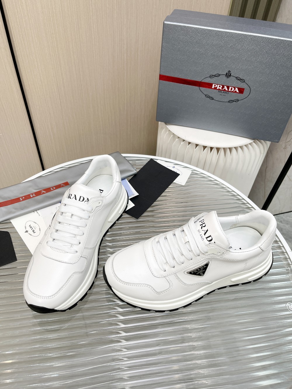 Men P*rada Top Sneaker （ ）