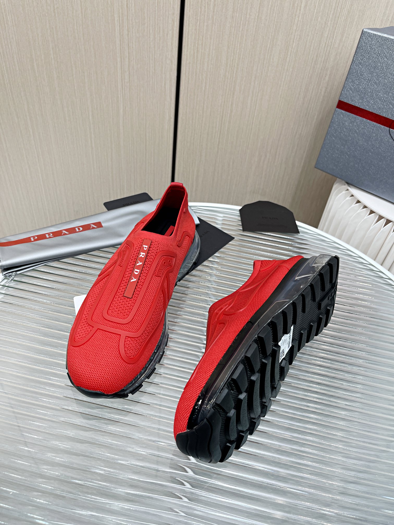 Men P*rada Top Sneaker （ ）