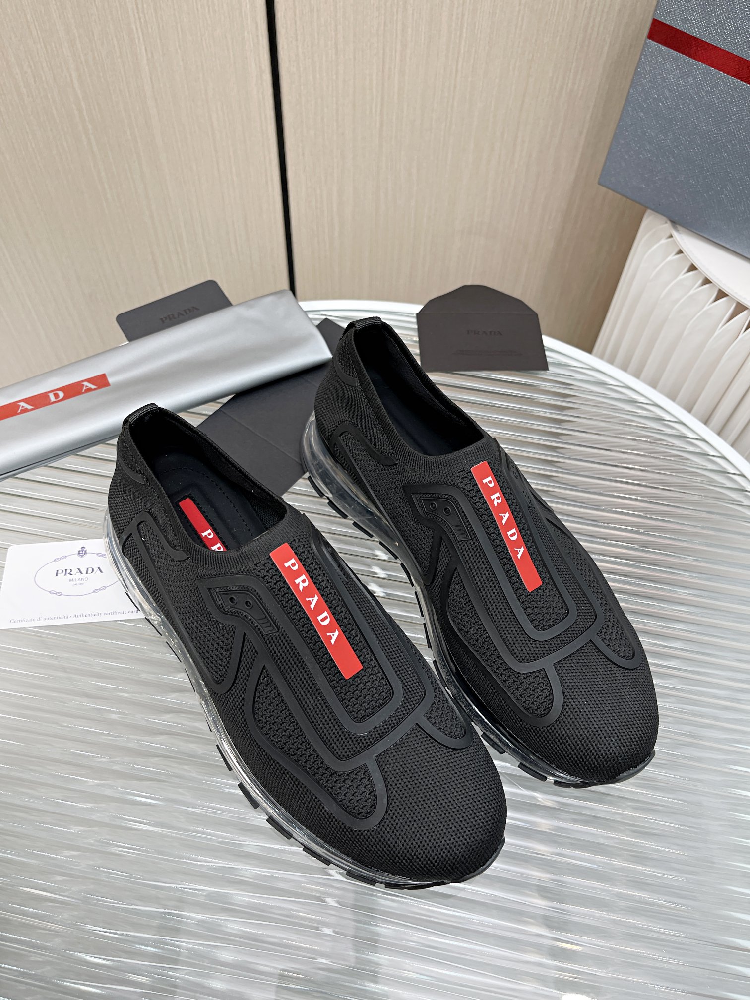 Men P*rada Top Sneaker （ ）