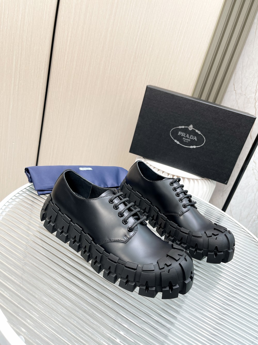 Men P*rada Top Sneaker （ ）