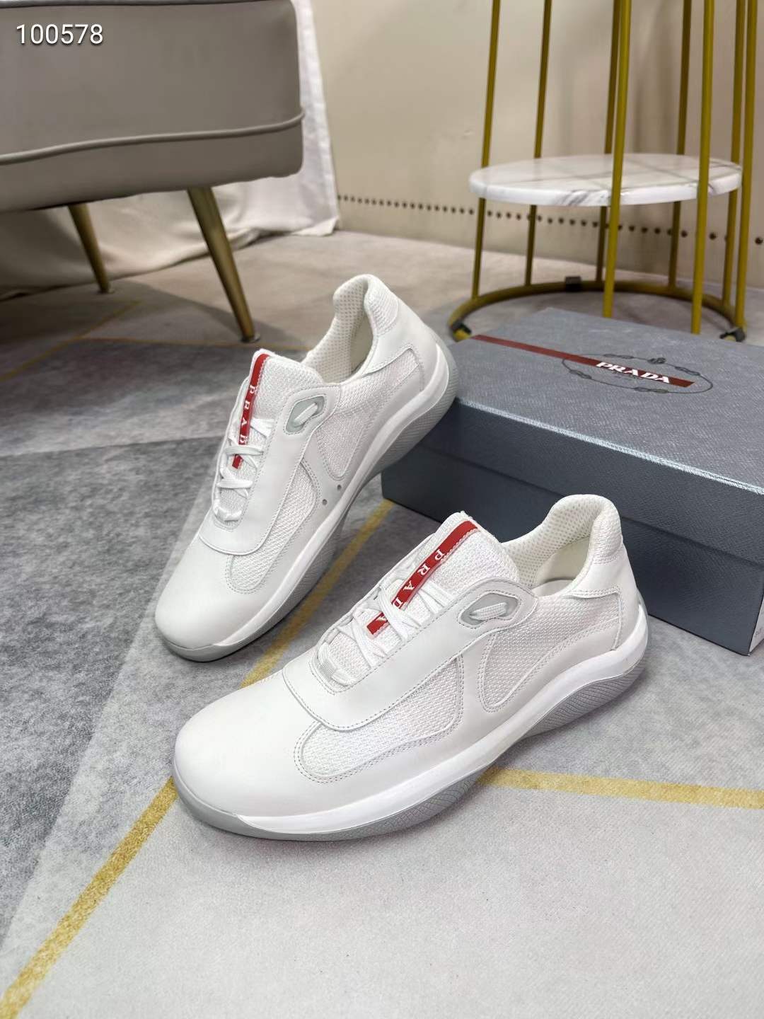 Men P*rada Top Sneaker （ ）