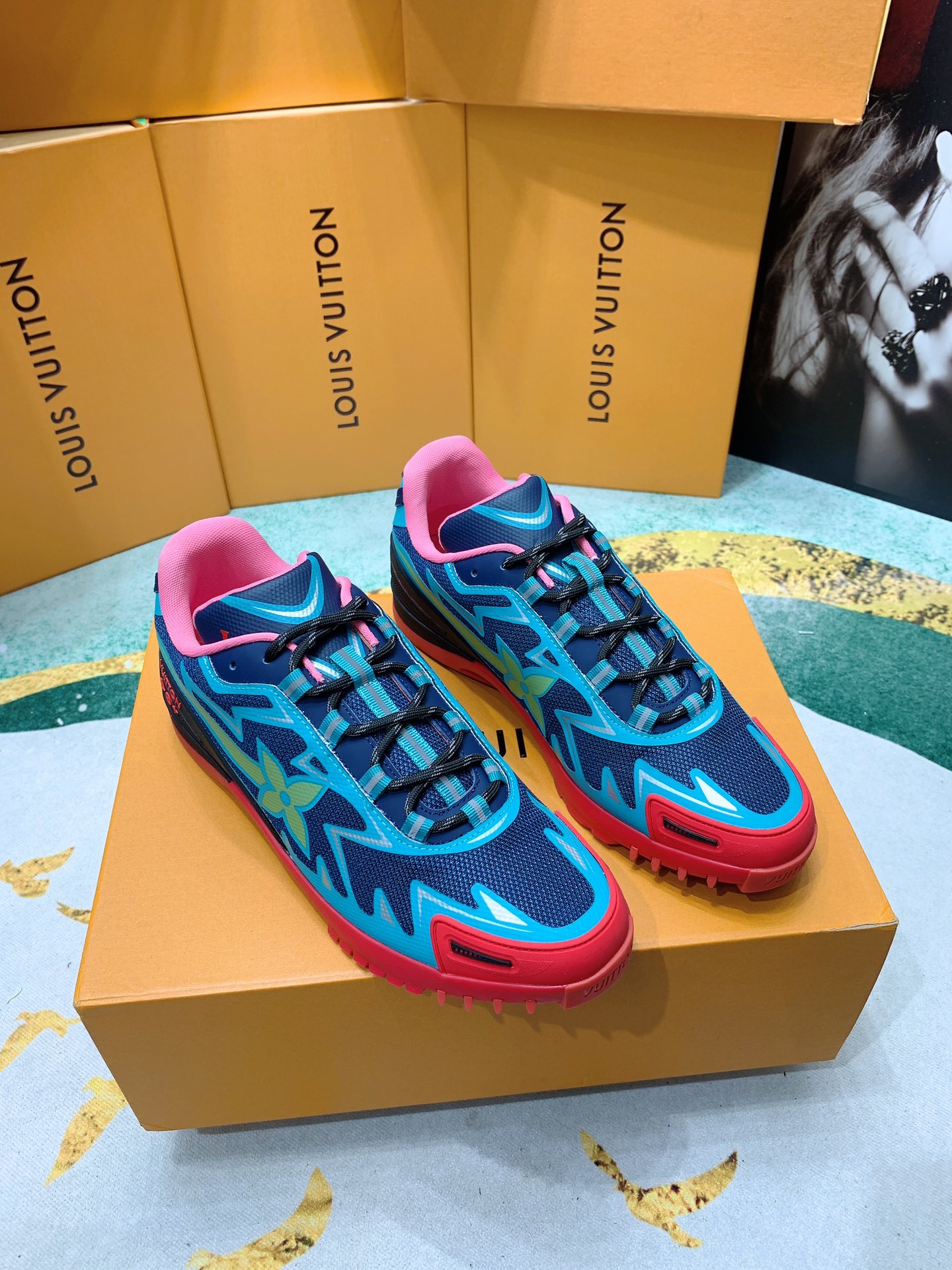 Men Women L*ouis V*uitton Top Sneaker Maikesneakers