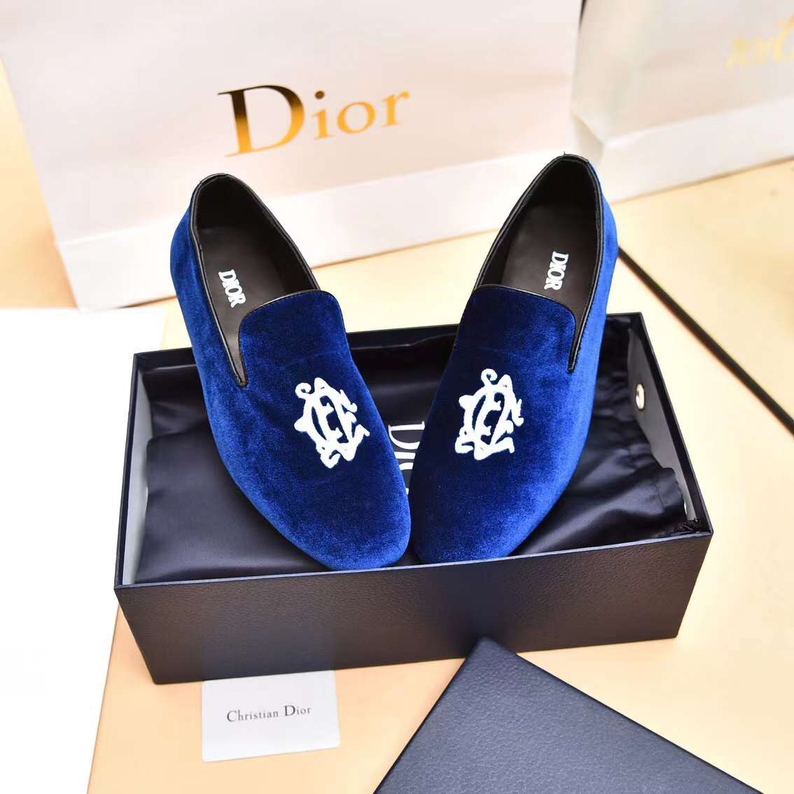 Men D*ior Top Sneaker（）