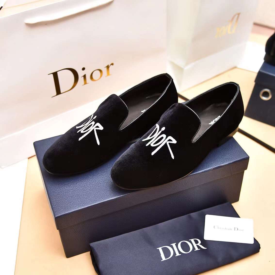 Men D*ior Top Sneaker（）