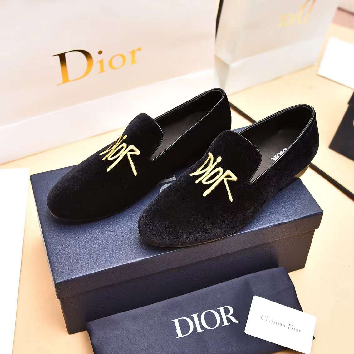 Men D*ior Top Sneaker（）