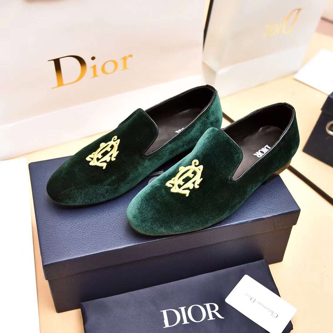 Men D*ior Top Sneaker（）