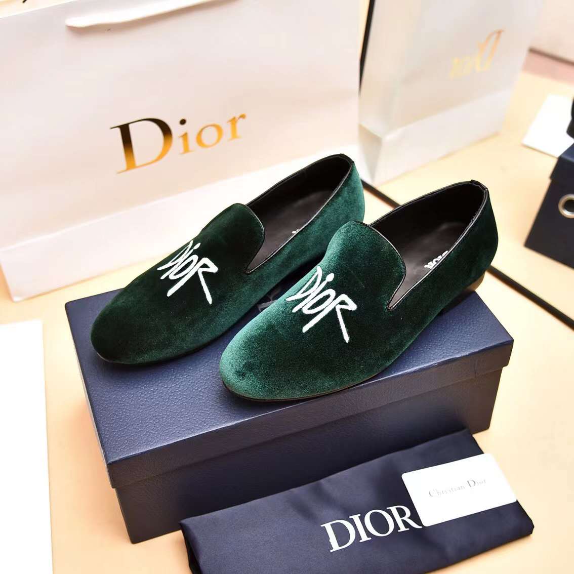 Men D*ior Top Sneaker（）