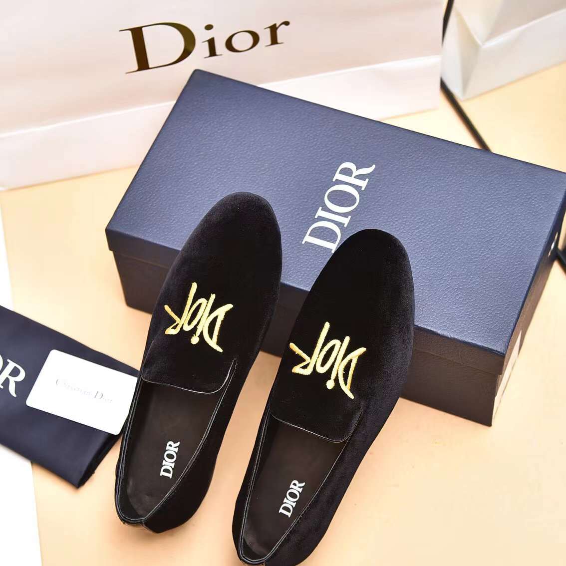 Men D*ior Top Sneaker（）